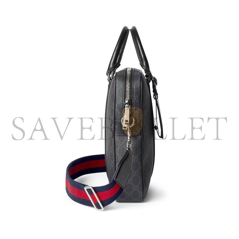GUCCI GG BLACK MEDIUM BRIEFCASE ‎792077 (33*28*7cm)